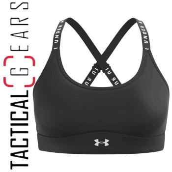 UNDER ARMOUR DAMEN INFINITY MID SPORT-BH SCHWARZ